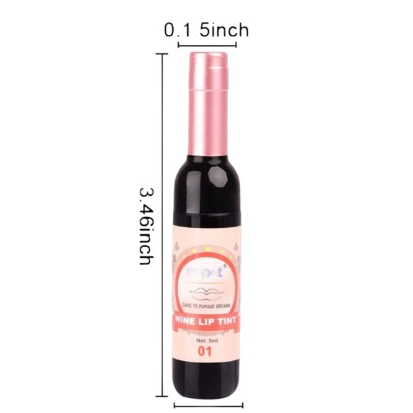 Evpct #19 5ml Long lasting All Natural Wine Lip Tint - Picture 5 of 5